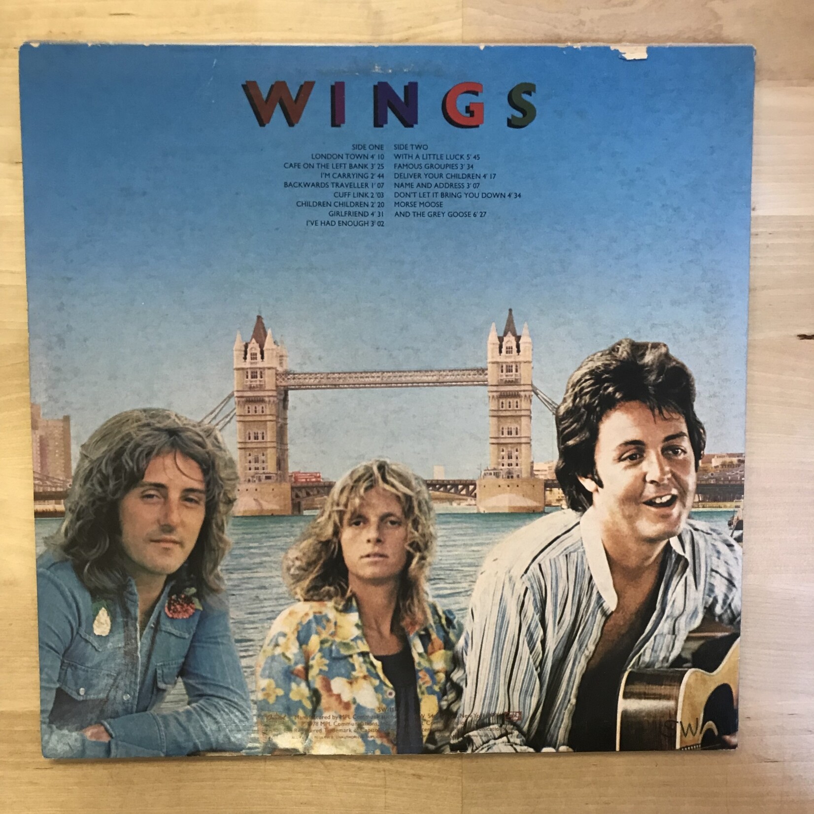 Paul McCartney & Wings - London Town (w/ POSTER) - SW11777