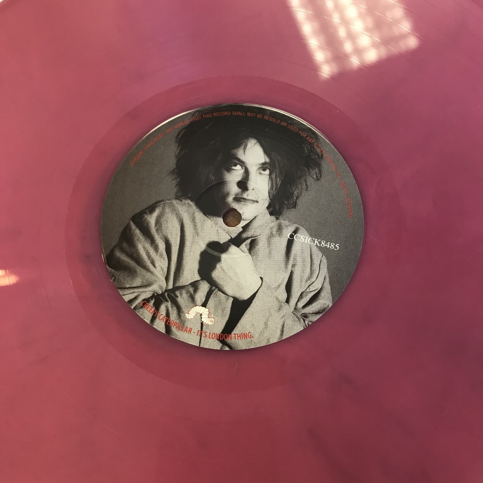 Cure - Death In The Pool (Unofficial PINK w/ POSTER) - CCSICK8485 - Vinyl LP (USED)