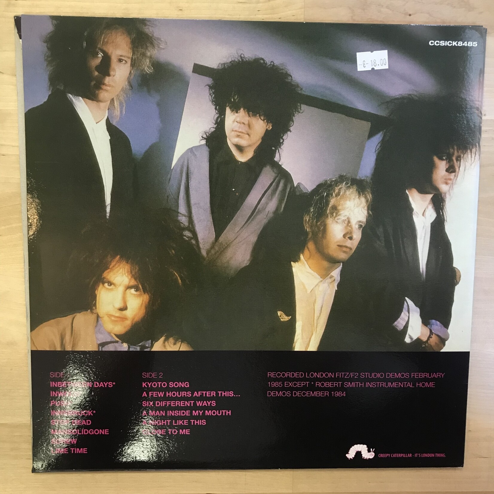 Cure - Death In The Pool (Unofficial PINK w/ POSTER) - CCSICK8485 - Vinyl LP (USED)