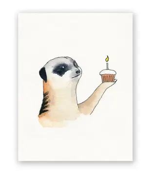Meerkat Birthday - Greeting Card (NEW)