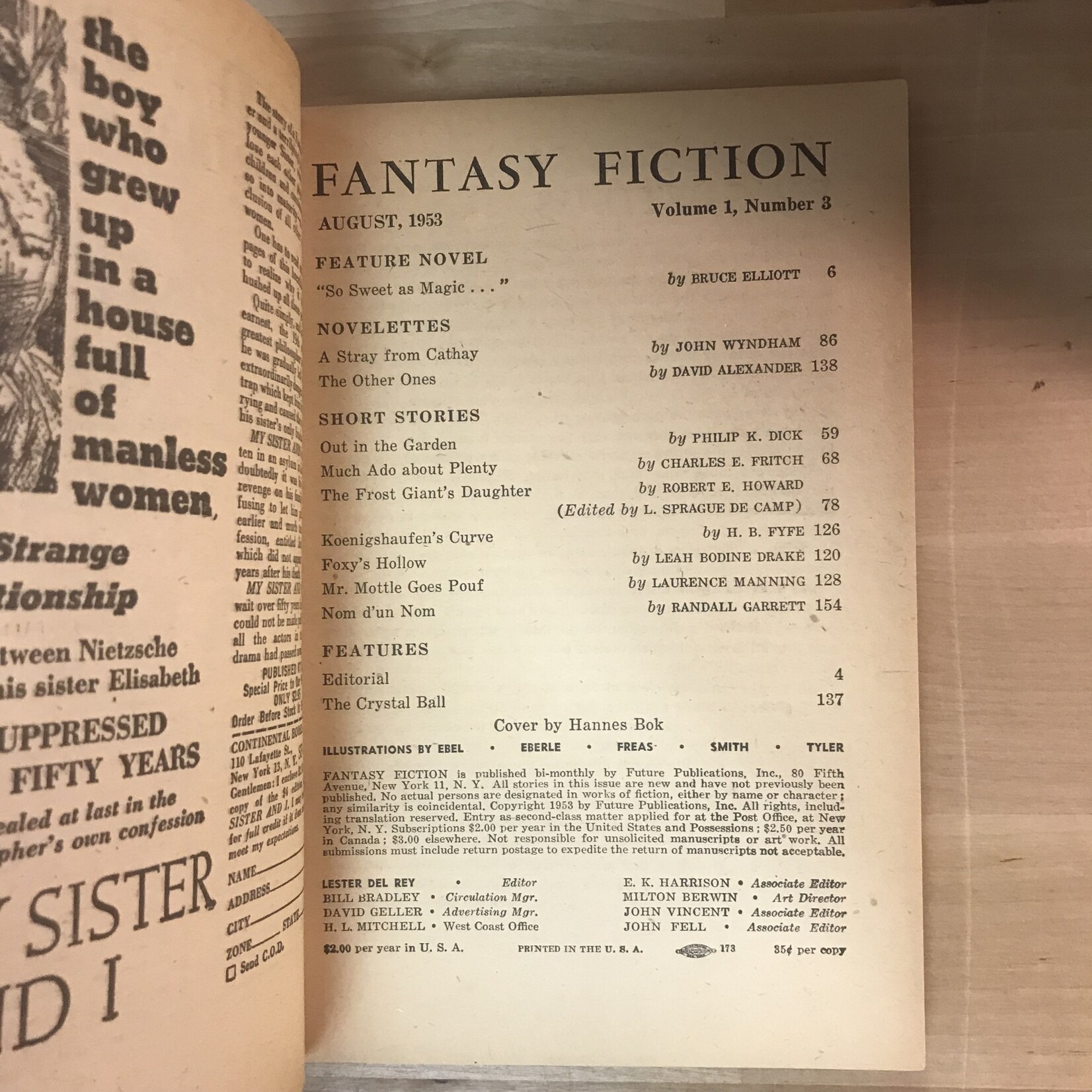 Fantasy Fiction - #03 August 1953 - Philip K. Dick - Digest