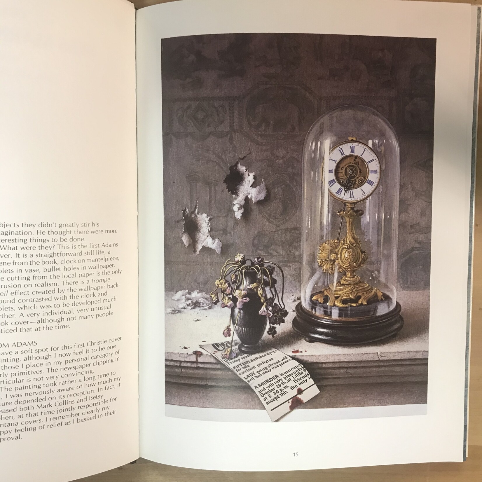Tom Adams, Julie Symons - Agatha Christie: The Art Of Her Crimes - Hardback (USED - TWO LOOSE PAGES)