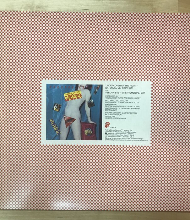 Rolling Stones - Undercover Of The Night - 0 96978 - Vinyl 12-Inch Single (USED)