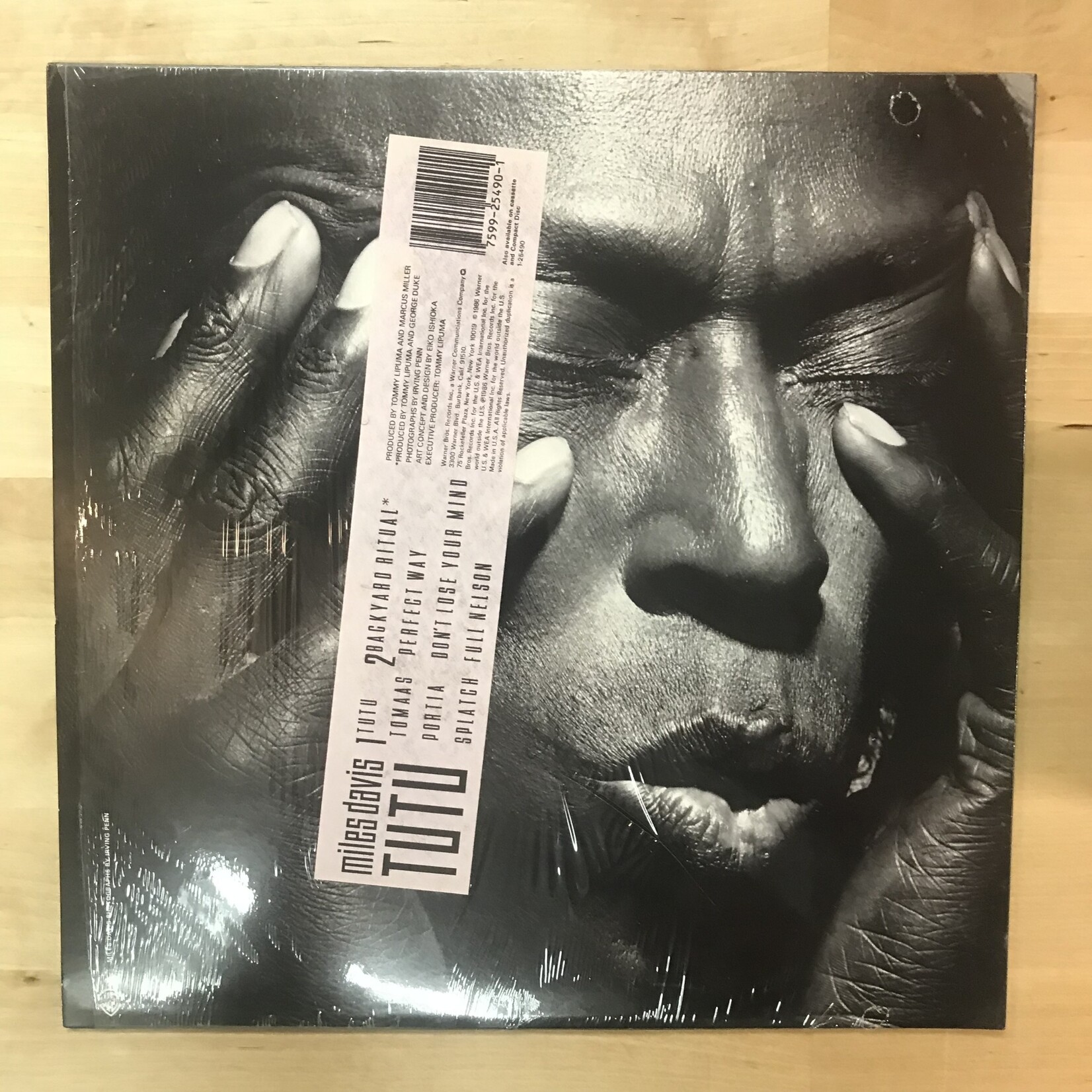 Miles Davis - Tutu - 1 25490 - Vinyl LP (USED)