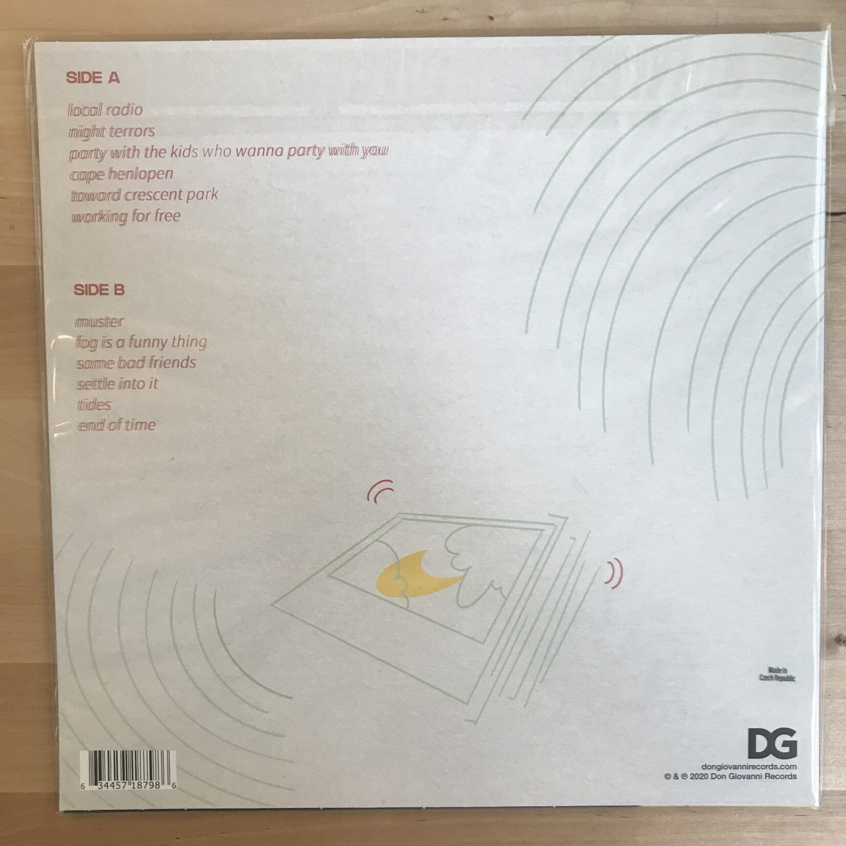 Bad Moves - Untenable - DG207 - Vinyl LP (NEW)