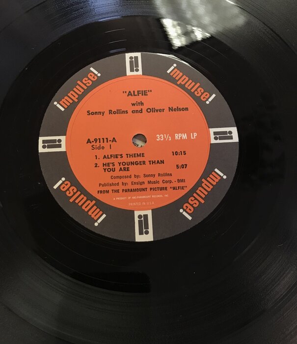 Sonny Rollins, Oliver Nelson - Alfie - A 9111 - Vinyl LP (USED)