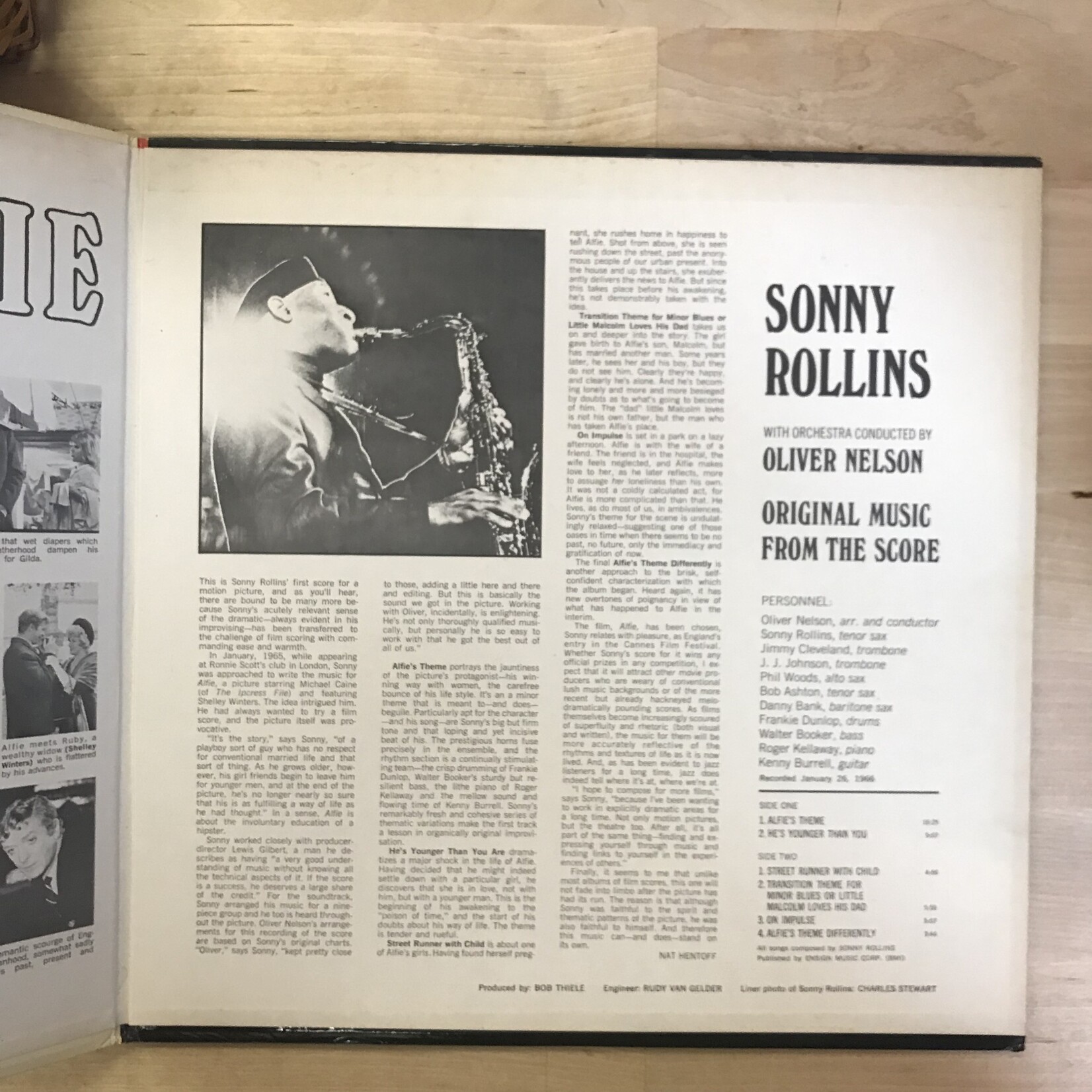 Sonny Rollins, Oliver Nelson - Alfie - A 9111 - Vinyl LP (USED)