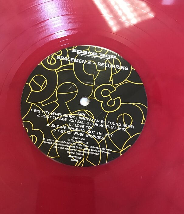 Spacemen 3 - Recurring (RED 2017) - ORBIT055LP - Vinyl LP (USED)