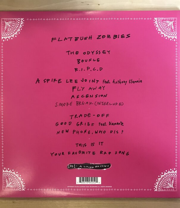 Flatbush Zombies - 3001: A Laced Odyssey (PINK W/ INSERTS) - Vinyl (USED)