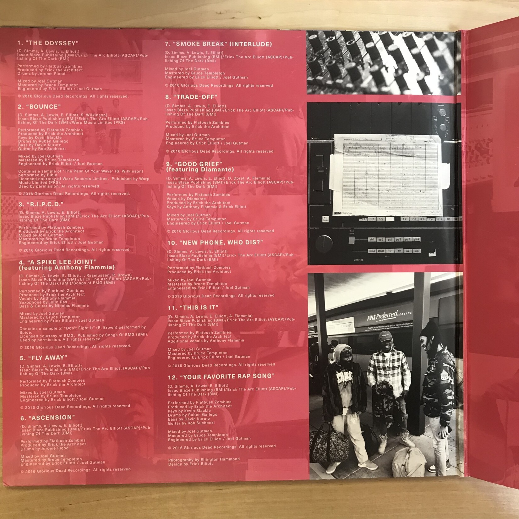 Flatbush Zombies - 3001: A Laced Odyssey (PINK W/ INSERTS) - Vinyl (USED)