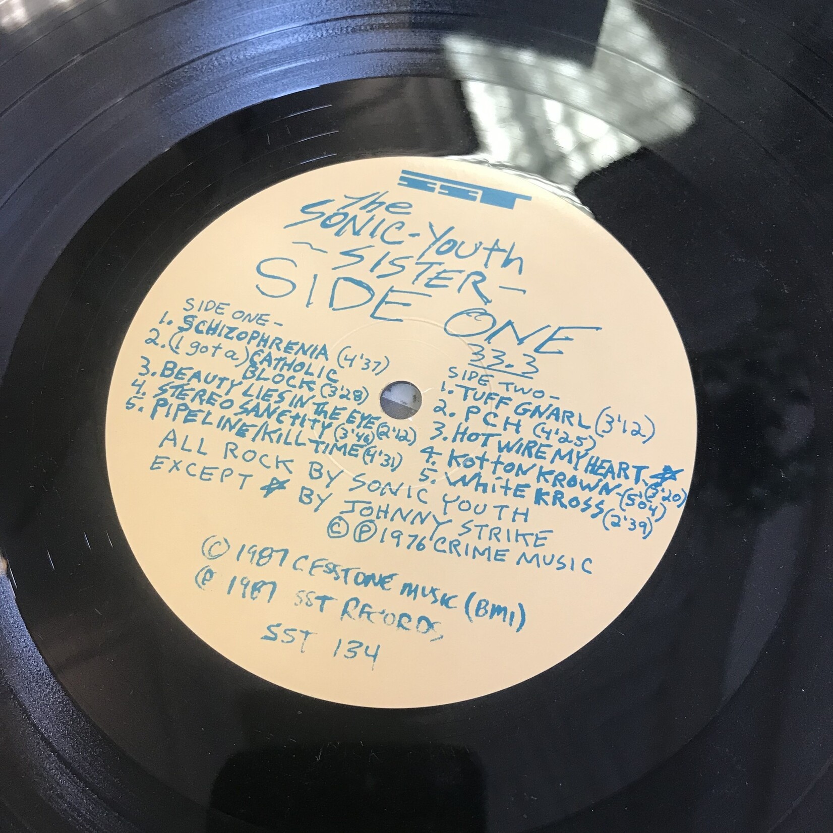 Sonic Youth - Sister (NM 1987) - SST 134 - Vinyl LP (USED)