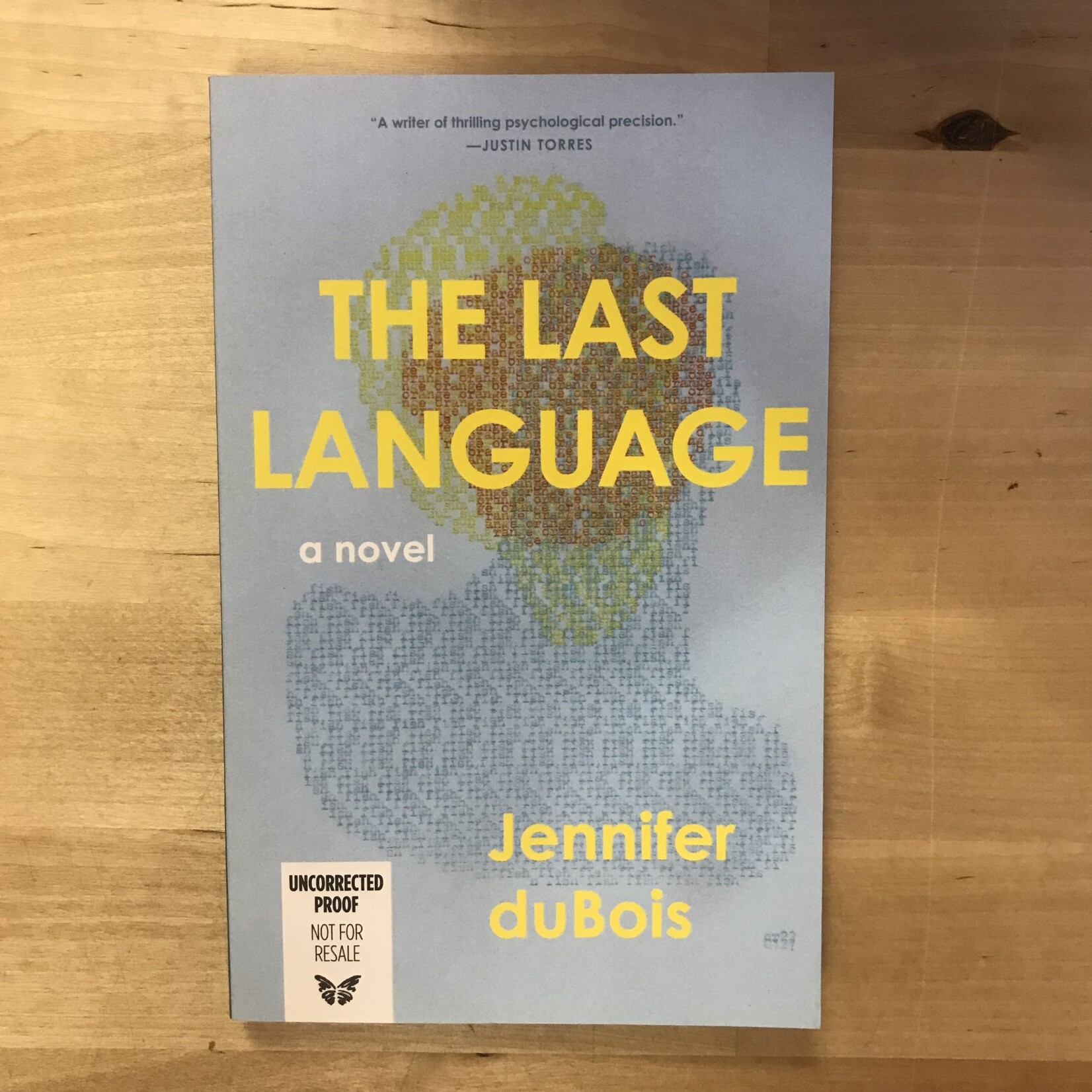 Jennifer duBois - The Last Language (ADVANCE READER) - Paperback (USED)
