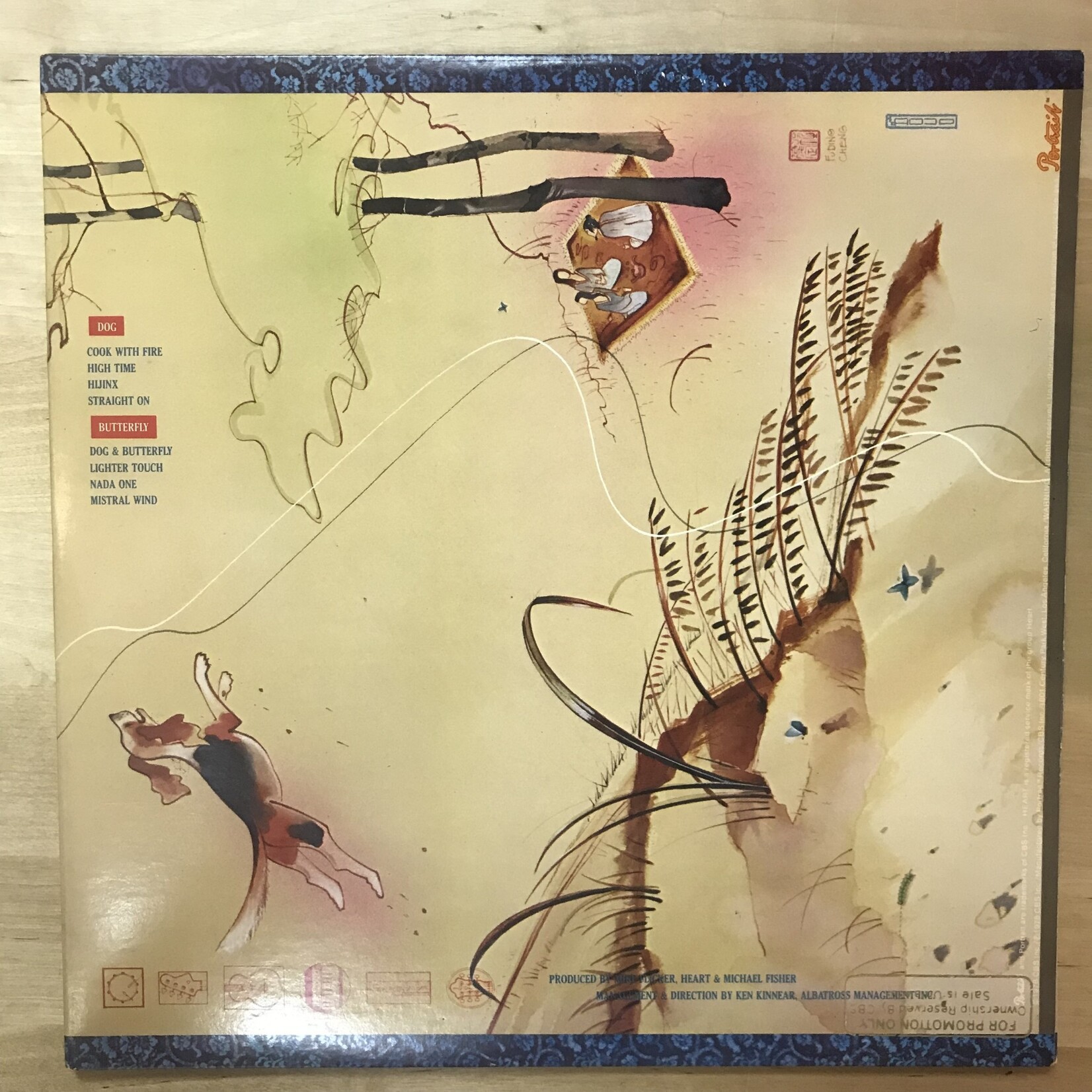 Heart - Dog & Butterfly (PROMO) - AL 35555 - Vinyl LP (USED)