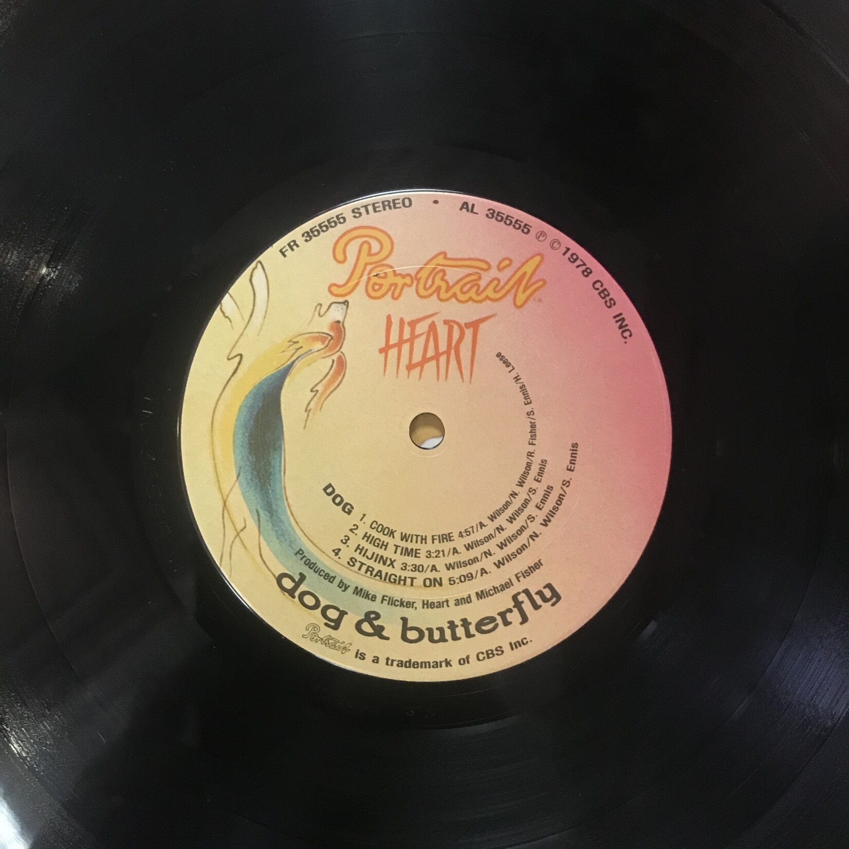 Heart - Dog & Butterfly (PROMO) - AL 35555 - Vinyl LP (USED)