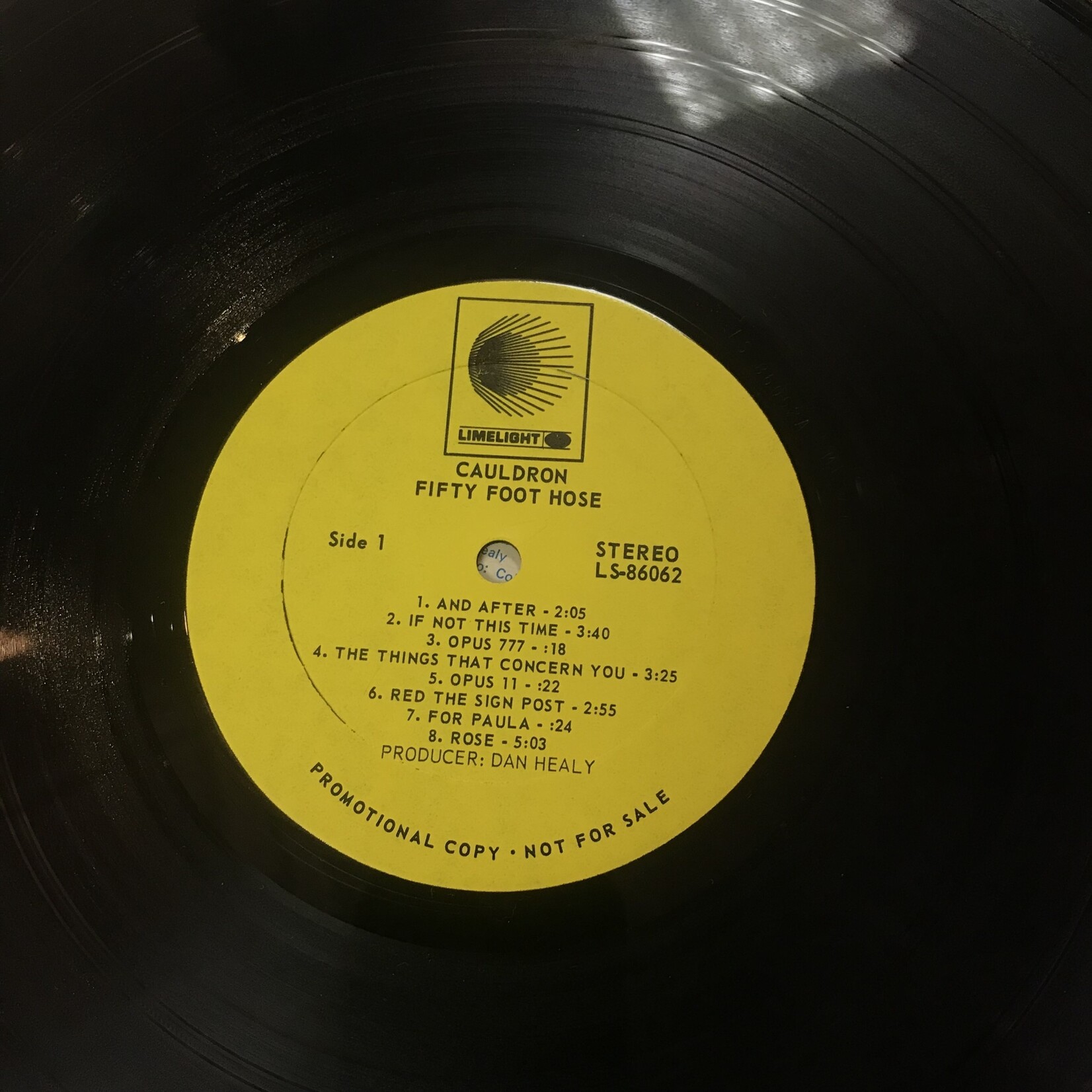 Fifty Foot Hose - Cauldron (PROMO) - LS 86062 - Vinyl LP (USED)