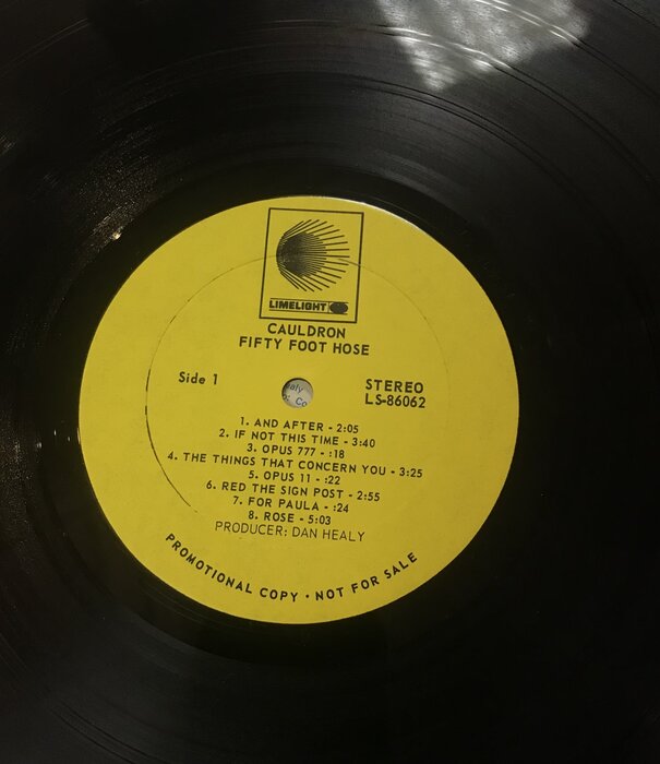 Fifty Foot Hose - Cauldron (PROMO) - LS 86062 - Vinyl LP (USED)