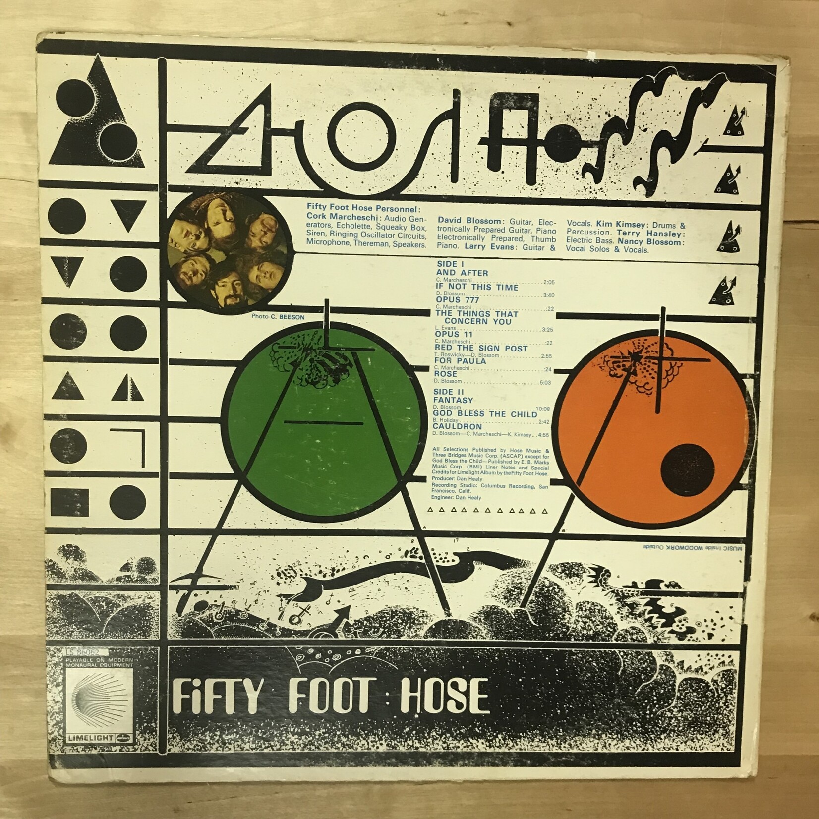 Fifty Foot Hose - Cauldron (PROMO) - LS 86062 - Vinyl LP