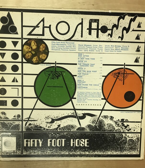 Fifty Foot Hose - Cauldron (PROMO) - LS 86062 - Vinyl LP (USED)