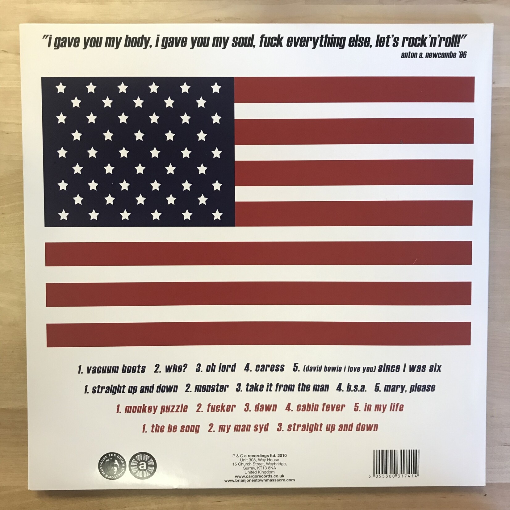 Brian Jonestown Massacre - Take It From the Man (2010) - AUK005 LP - Vinyl LP (USED)