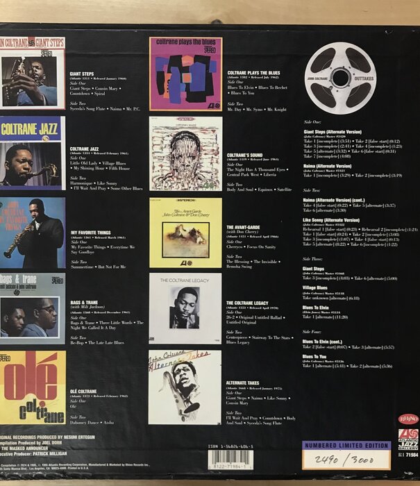 John Coltrane - Heavyweight Champion (2490/3000) - R1 71984 - Vinyl 12-Album Box Set (USED)