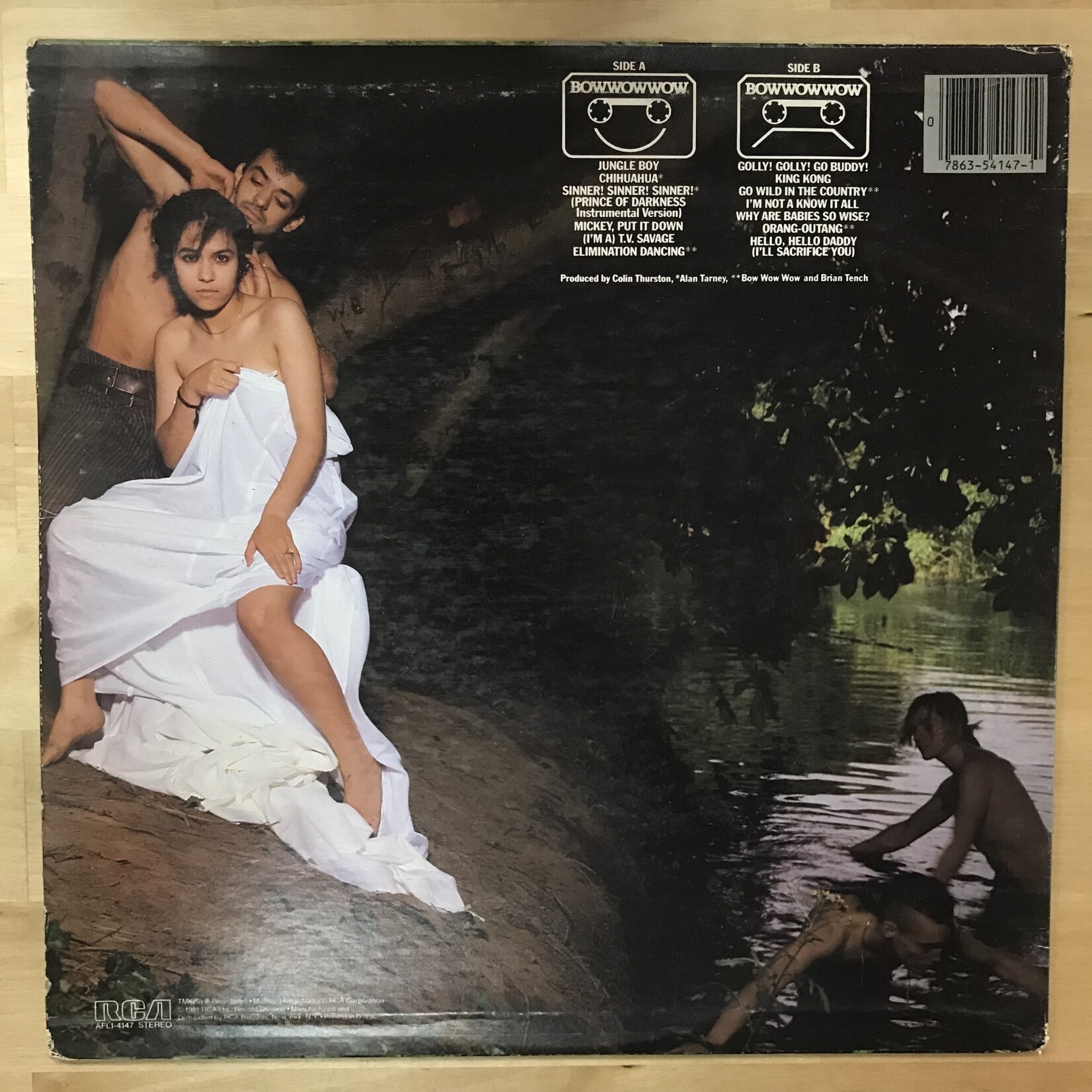 Bow Wow Wow - See Jungle! See Jungle! Go Join Your Gang Yeah! City All Over, Go Ape Crazy - AFL1 4147 - Vinyl LP (USED)