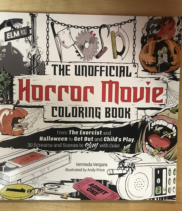 Vernieda Vergara - The Unofficial Horror Movie - Coloring Book (NEW)