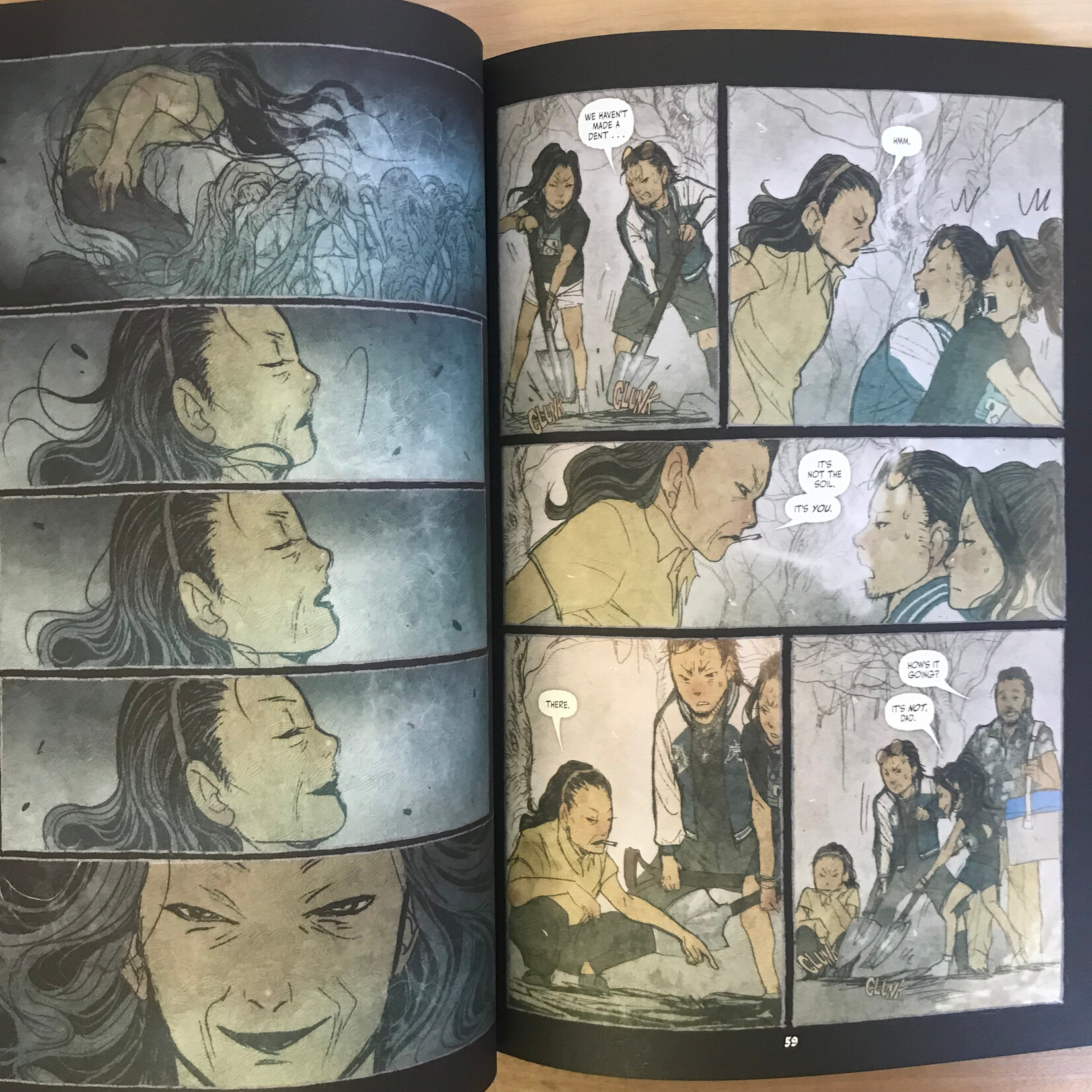 Marjorie Liu, Sana Takeda - The Night Eaters - Book 1: She Eats The Night - Hardback (NEW)
