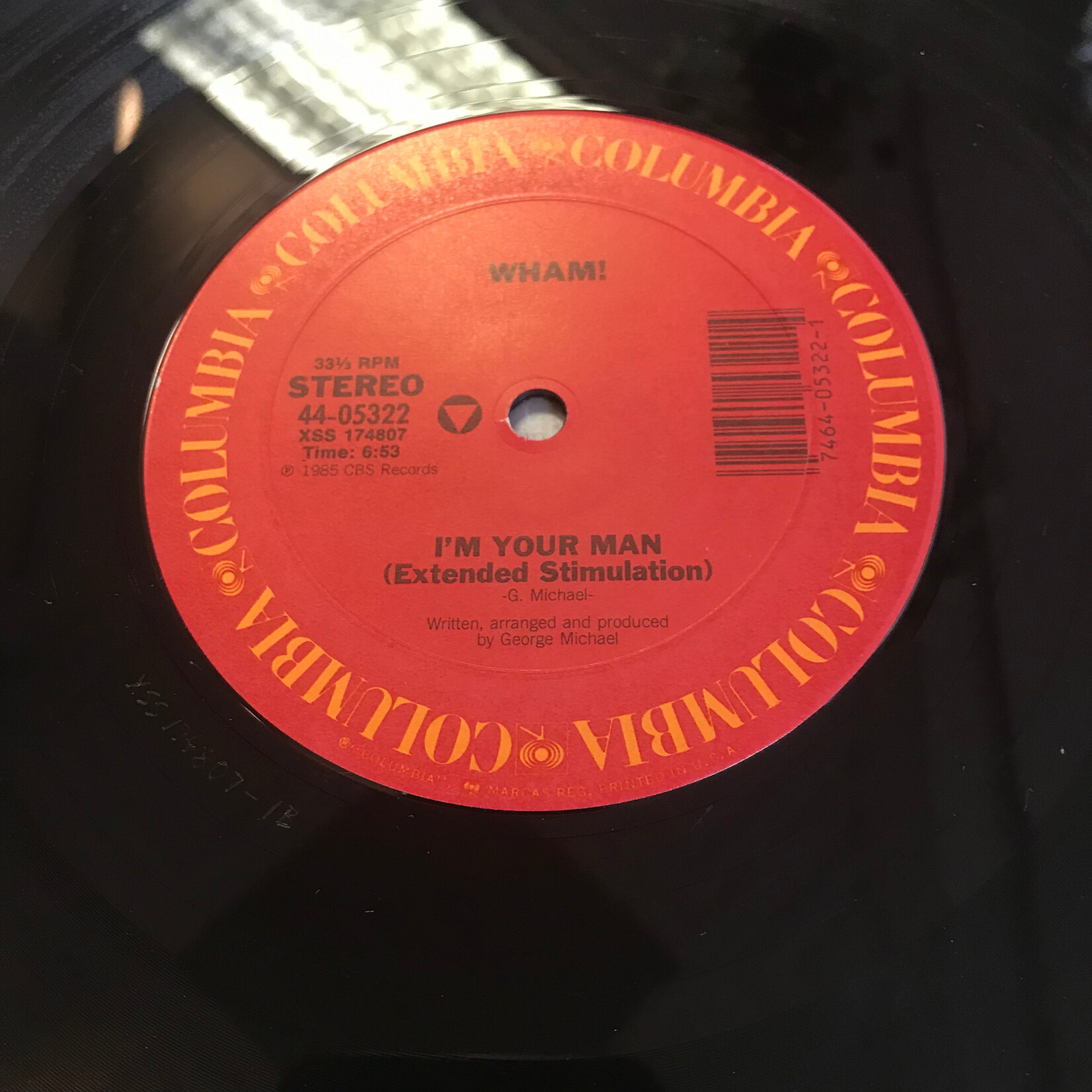 Wham - I’m Your Man - 44 05322 - Vinyl 12-Inch Single (USED)