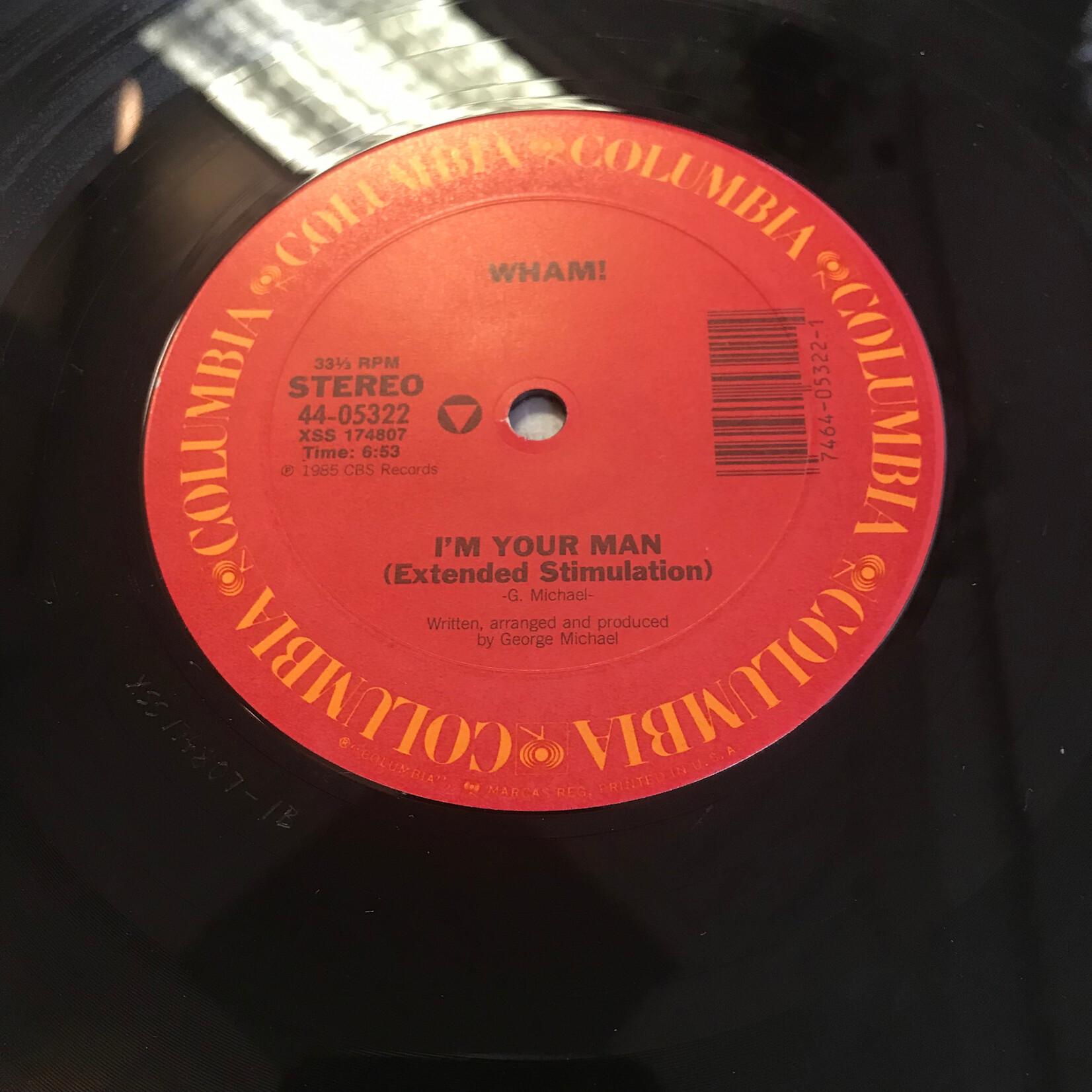 Wham - I’m Your Man - 44 05322 - Vinyl 12-Inch Single (USED)