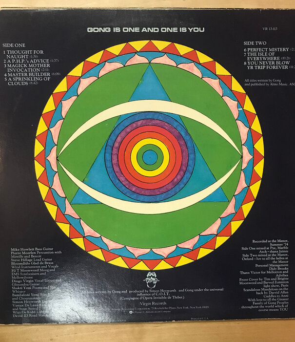 Gong - You - VR 13 113 (1974 RE) - Vinyl LP (USED)