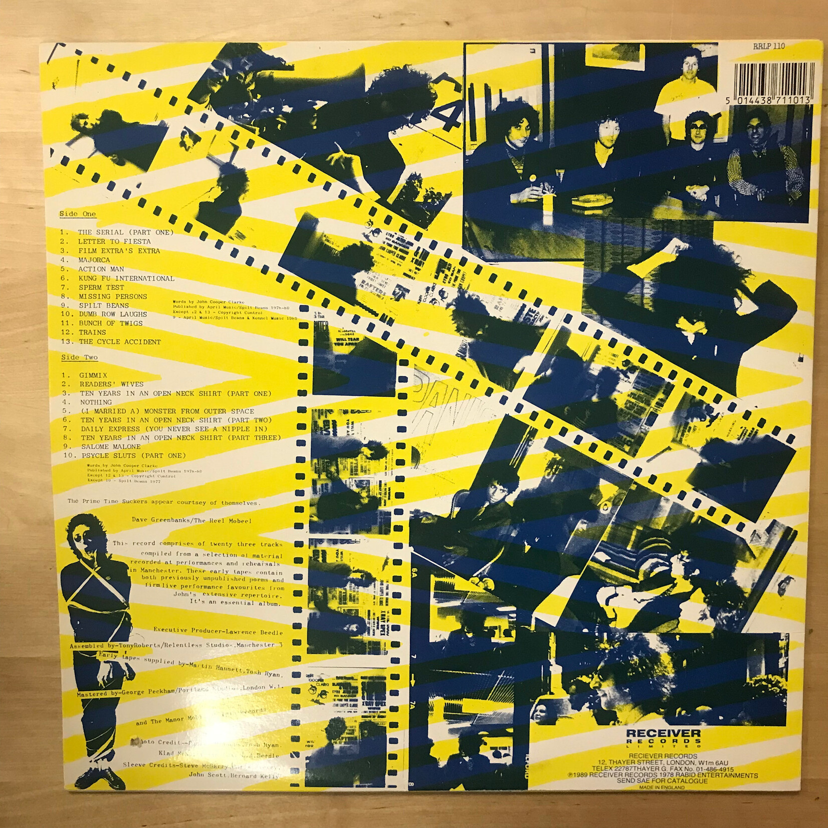 John Cooper Clarke - Où Est La Maison De Fromage? - RRLP 110 - Vinyl LP (USED)