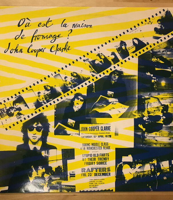 John Cooper Clarke - Où Est La Maison De Fromage? - RRLP 110 - Vinyl LP (USED)