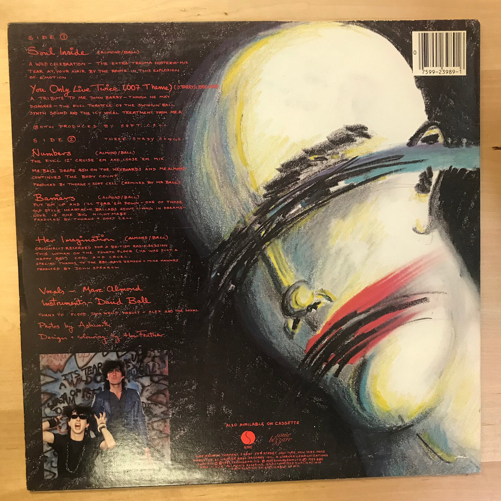 Soft Cell - Soul Inside - 1-23989 - Vinyl EP (USED)