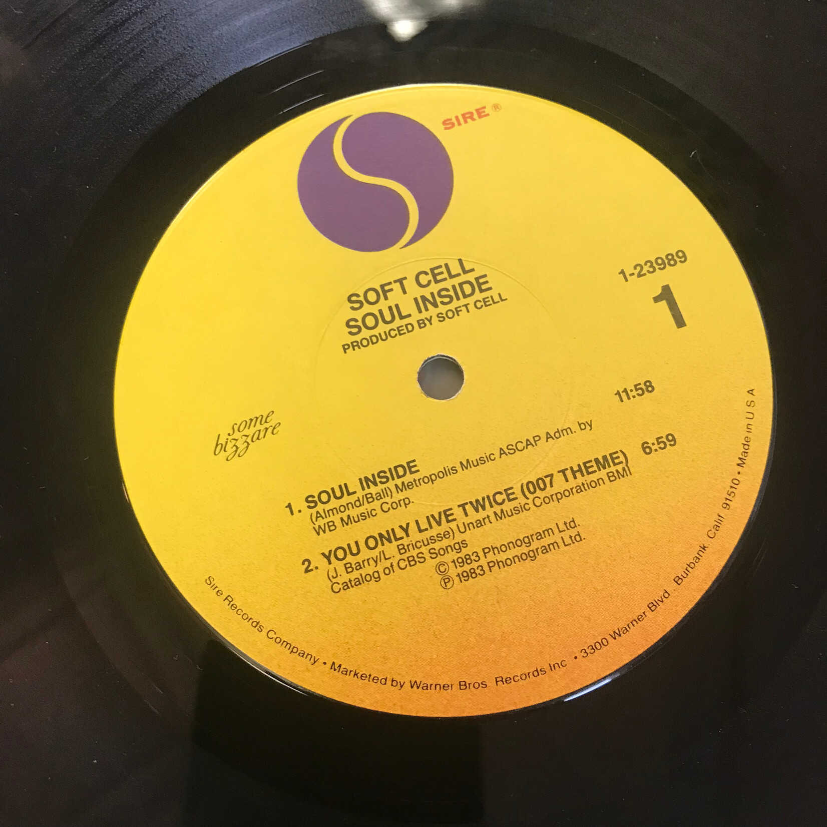 Soft Cell - Soul Inside - 1-23989 - Vinyl EP (USED)