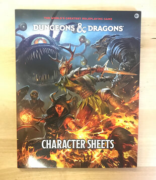 Dungeons & Dragons - Character Sheets - Paperback (NEW)