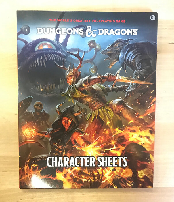 Dungeons & Dragons - Character Sheets - Paperback (NEW)