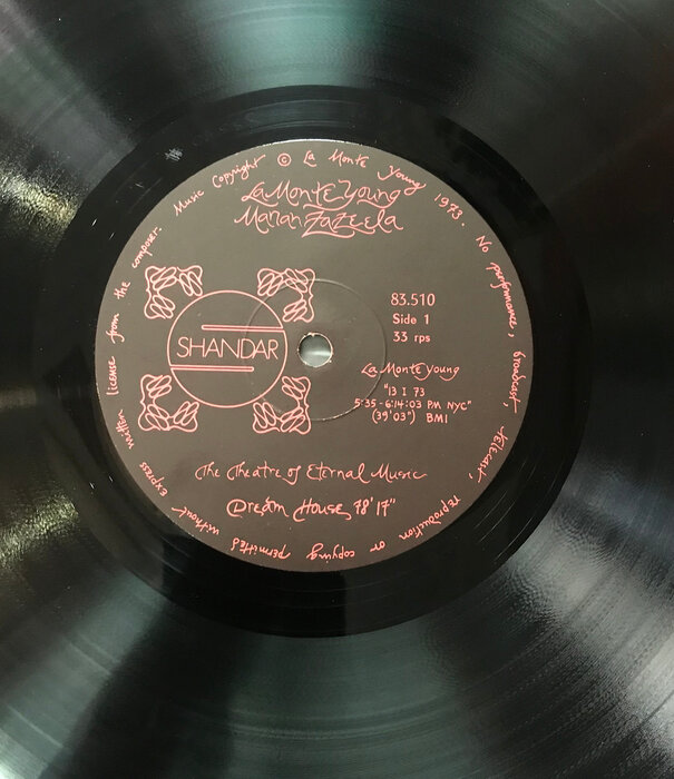 La Monte Young, Marian Zazeela, The Theatre Of Eternal Music – Dream House 78'17" (FRANCE 1973) - 83.510 - Vinyl LP (USED)