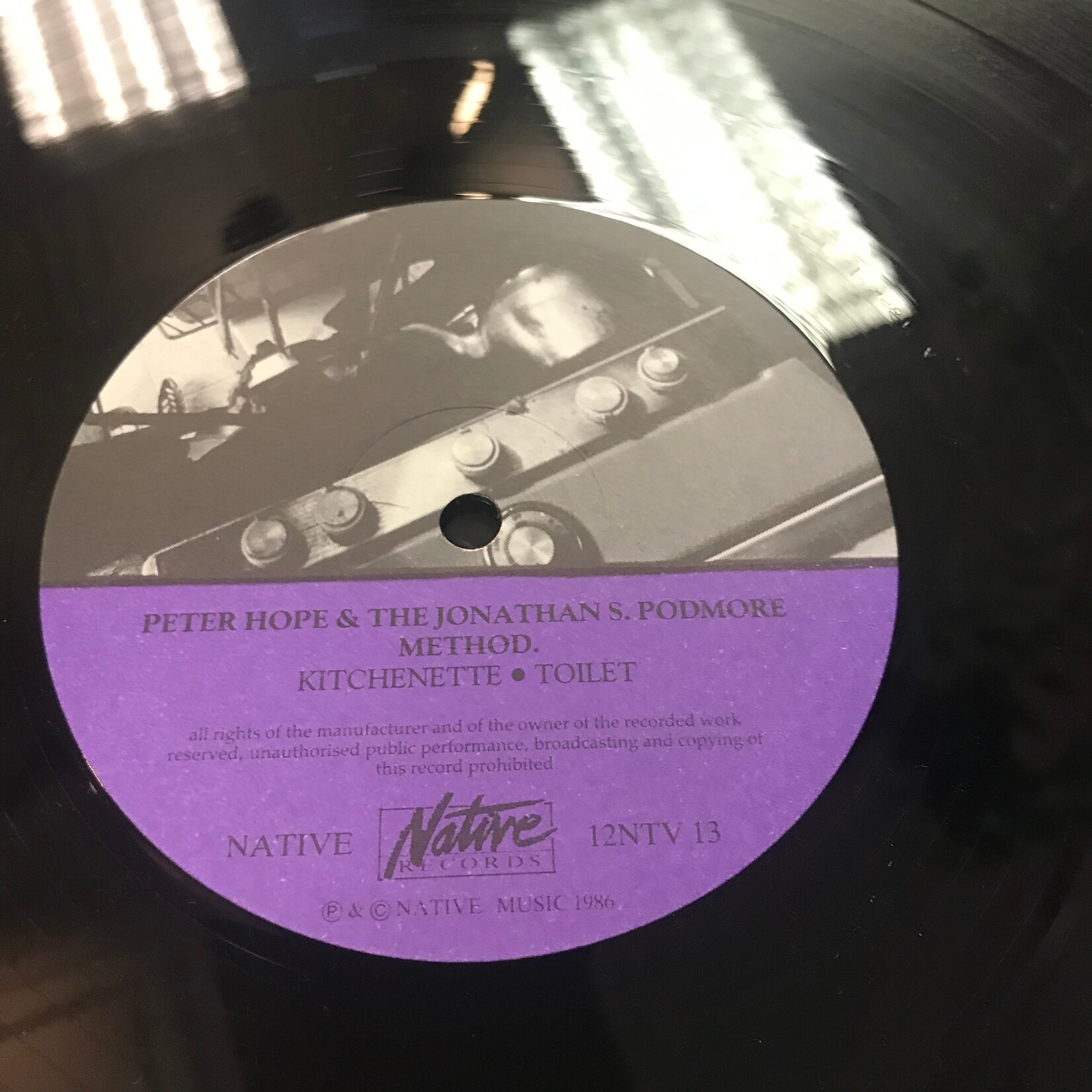 Peter Hope & The Jonathan S. Podmore Method – Kitchenette / The Unknown Industrial Fatality - 12NTV 13 - Vinyl 12-Inch Single (USED)