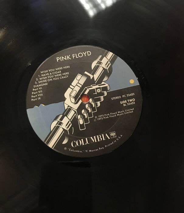 Pink Floyd - Wish You Were Here (Promo - No Blue Shrink or Postcard) - PC 33453 - Vinyl LP (USED)