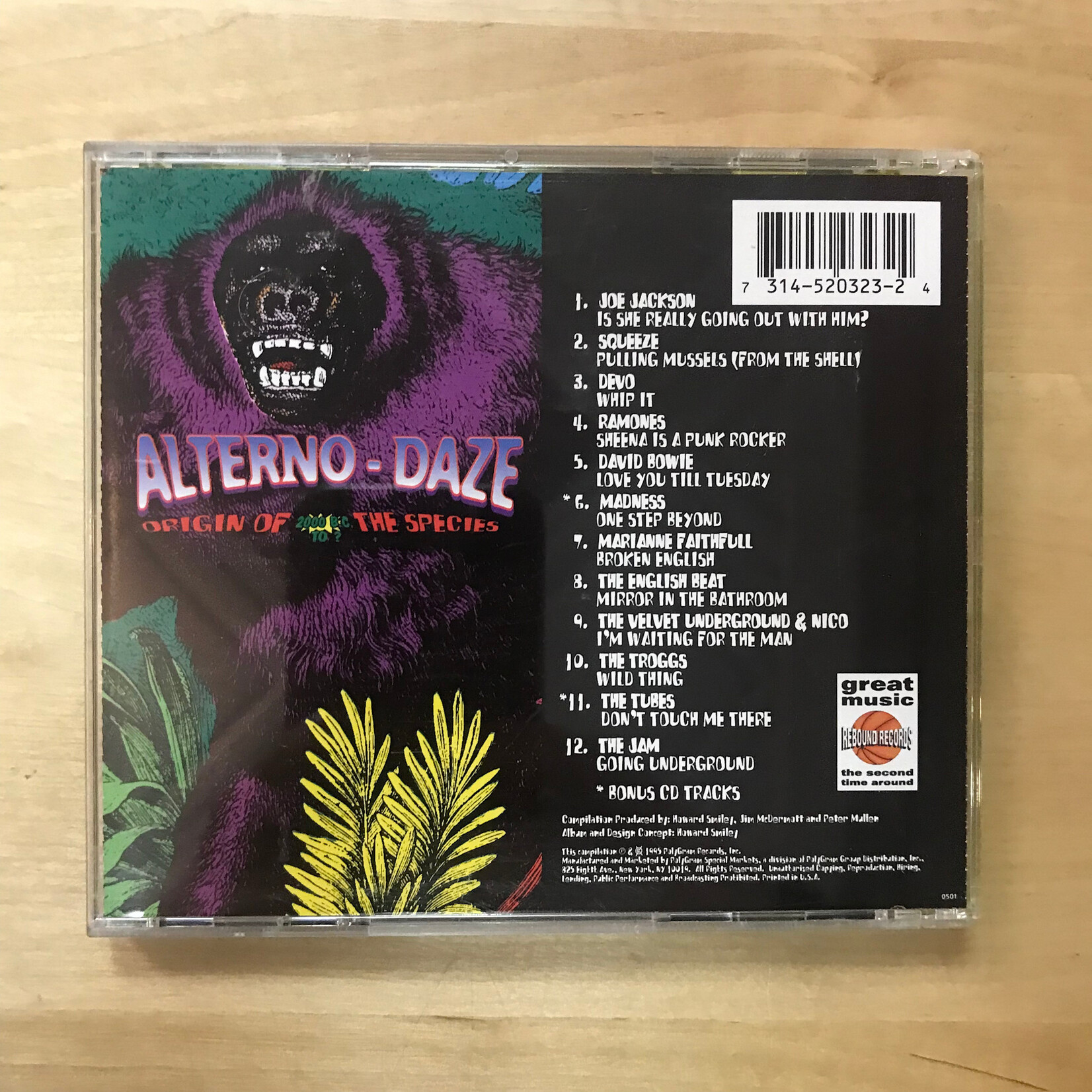 Various – Alterno-Daze: Origin Of The Species - CD (USED)