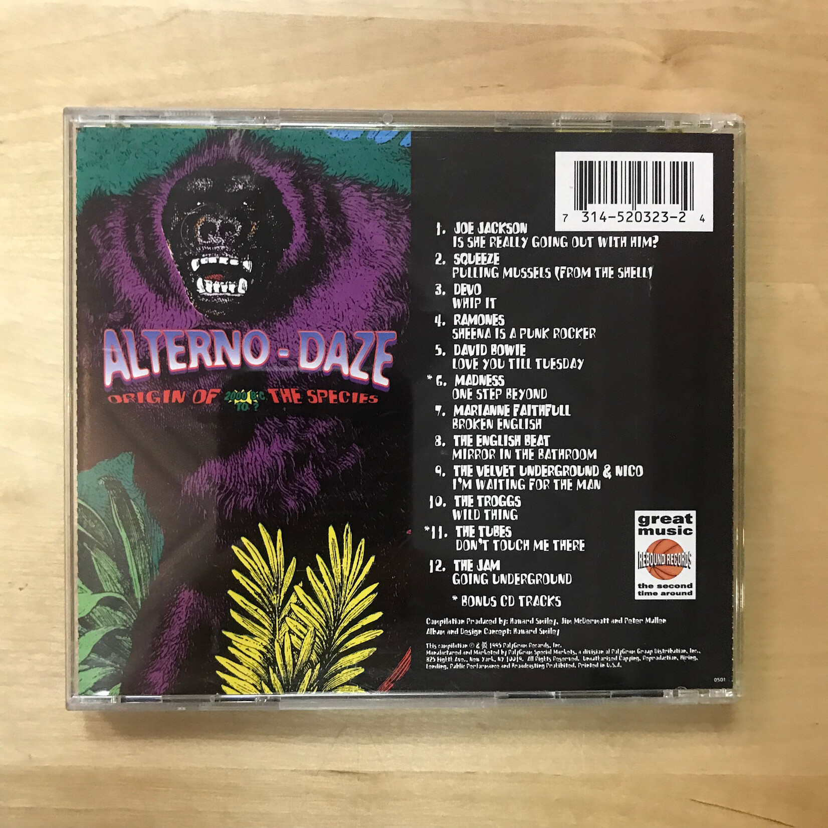Various – Alterno-Daze: Origin Of The Species - CD (USED)