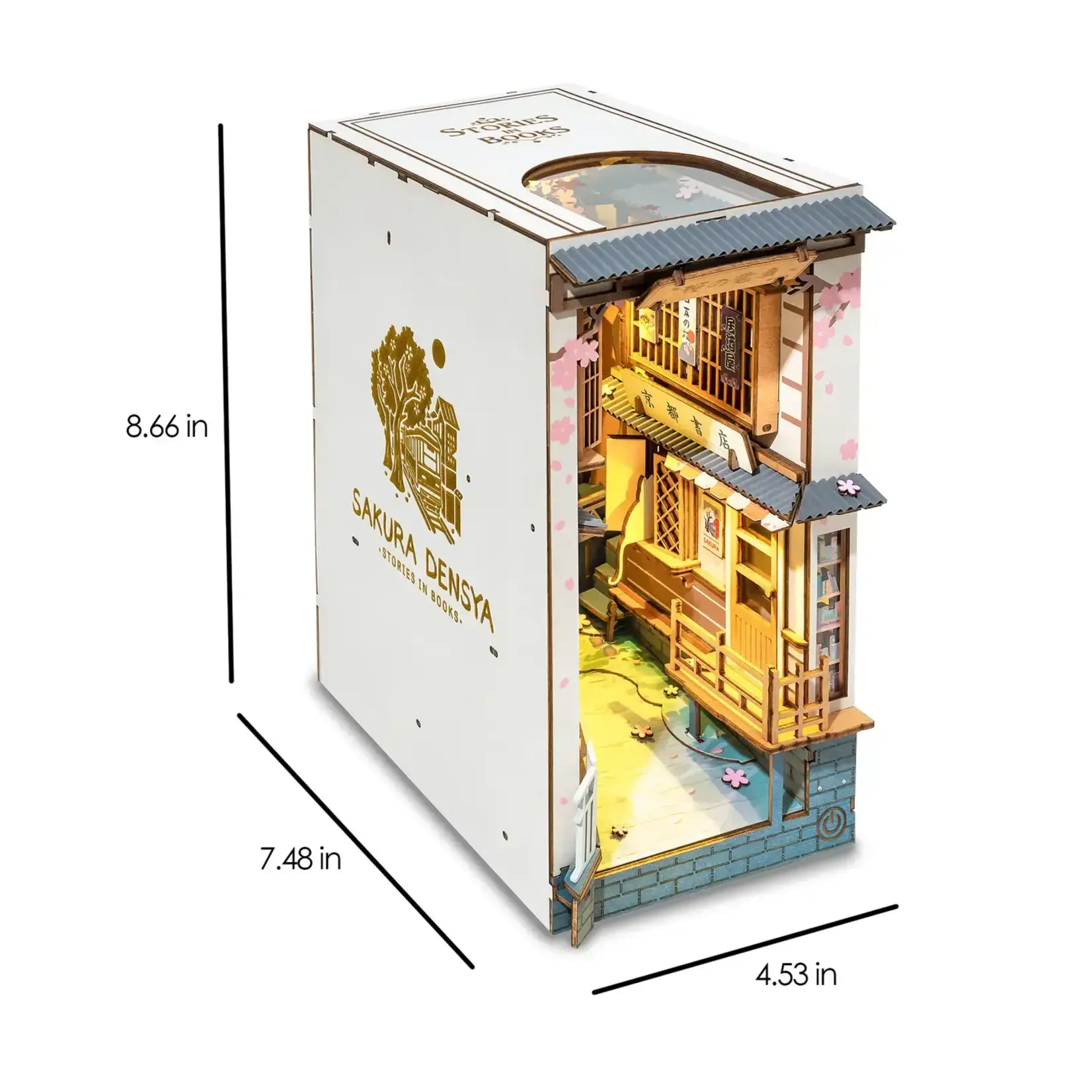 DIY Book Nook Kit: Sakura Densya - Hobby Kit (NEW)