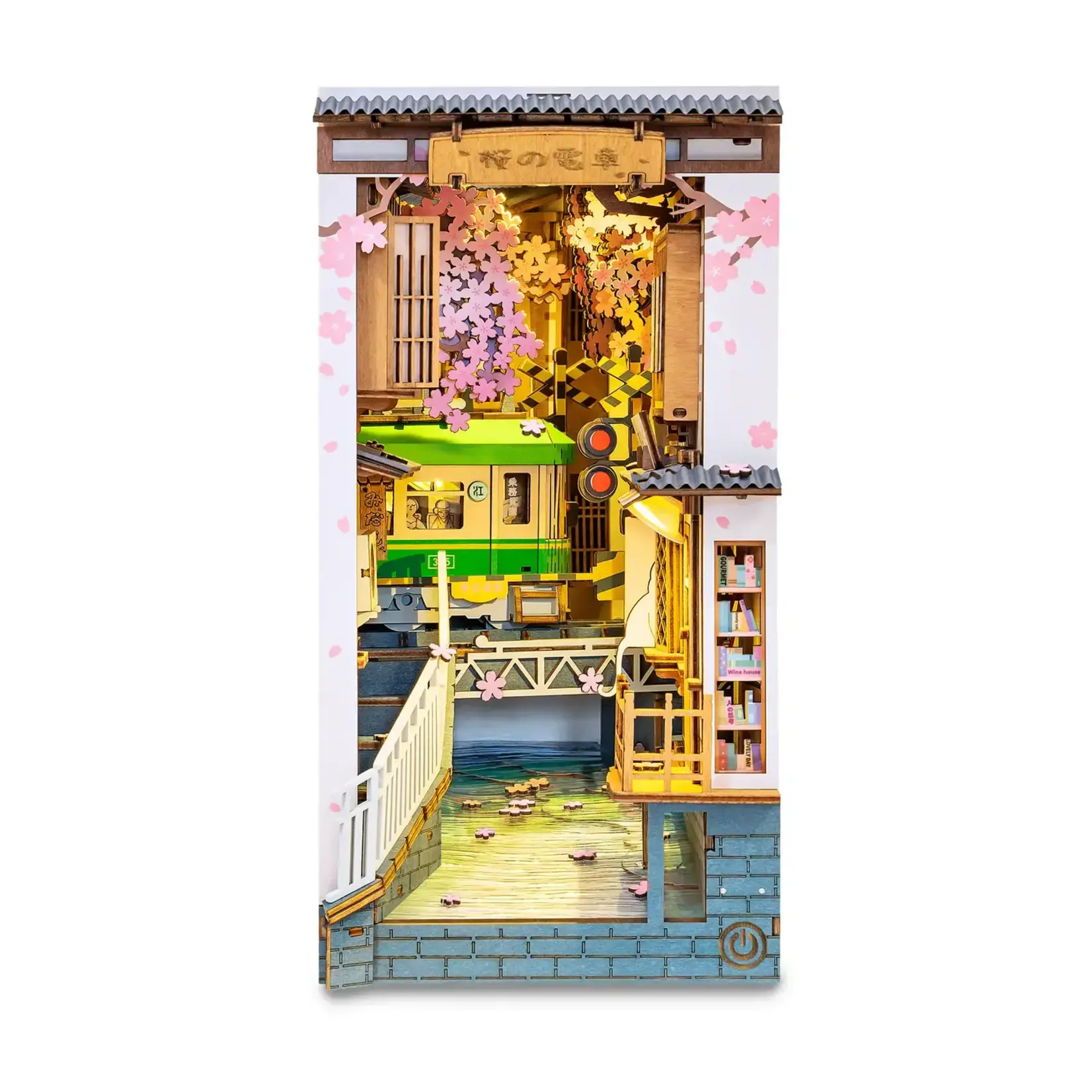 DIY Book Nook Kit: Sakura Densya - Hobby Kit (NEW)