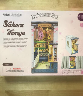 DIY Book Nook Kit: Sakura Densya - Hobby Kit (NEW)