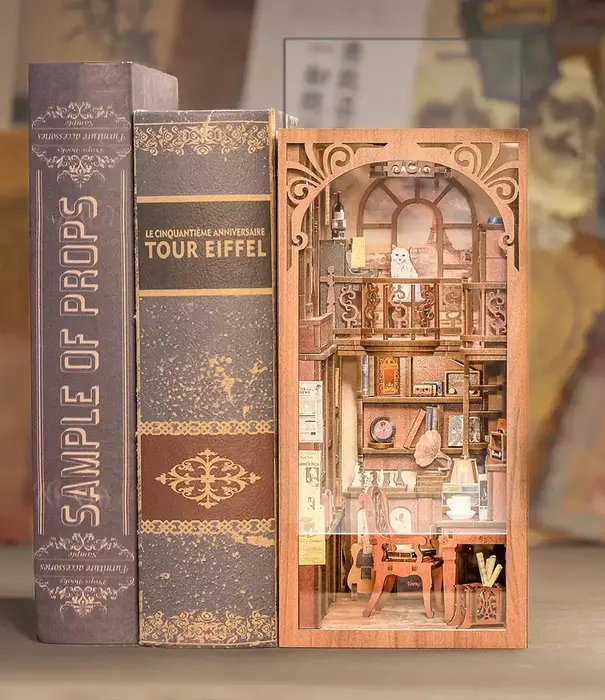 Diy Book Nook Kit: the Secret Rhythm with Dust Cover - Hobby Kit (NEW)