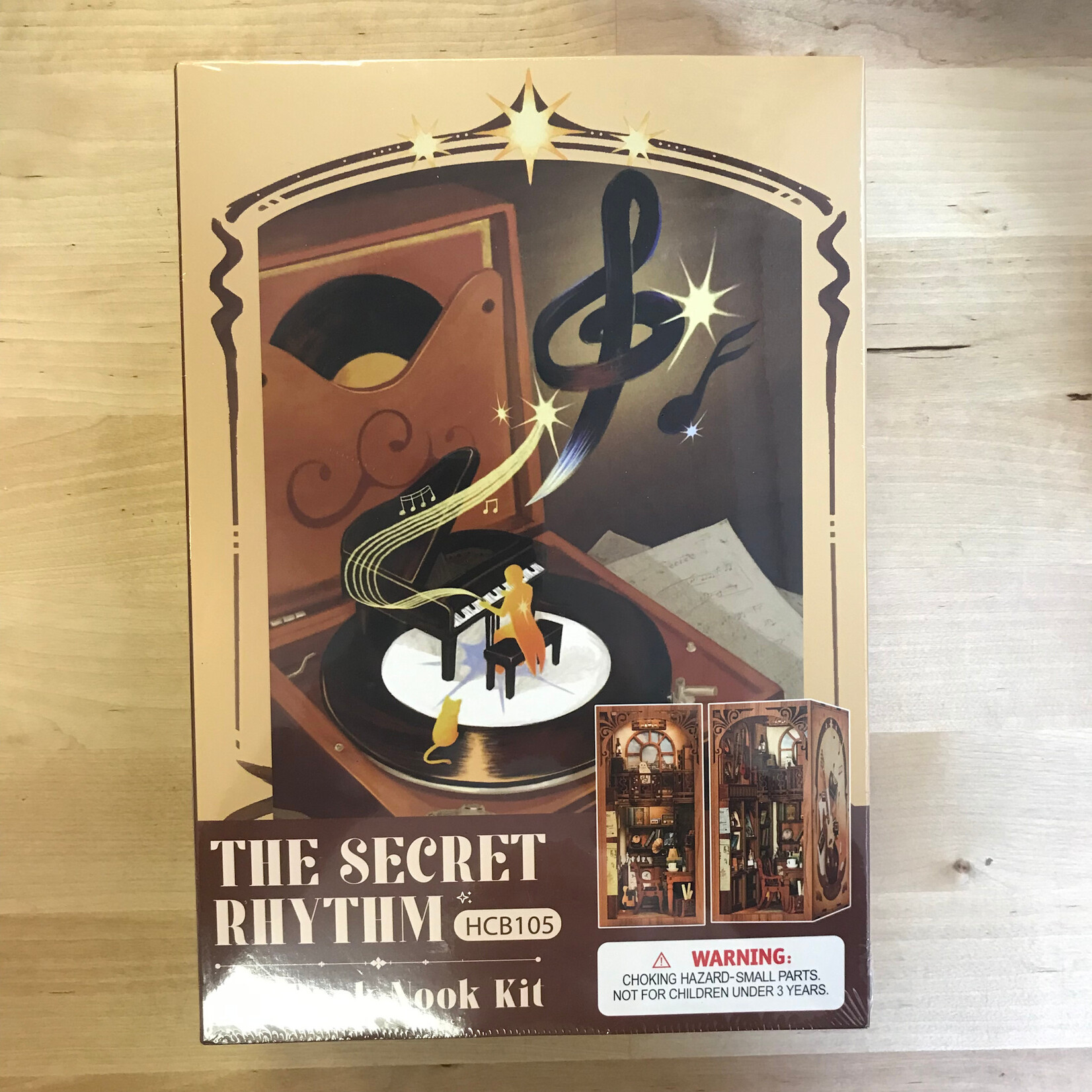 Diy Book Nook Kit: the Secret Rhythm with Dust Cover - Hobby Kit (NEW)