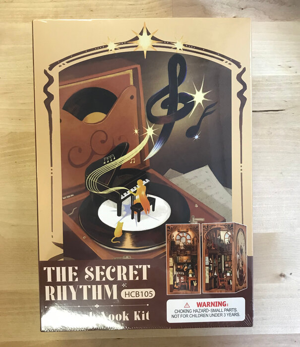 Diy Book Nook Kit: the Secret Rhythm with Dust Cover - Hobby Kit (NEW)