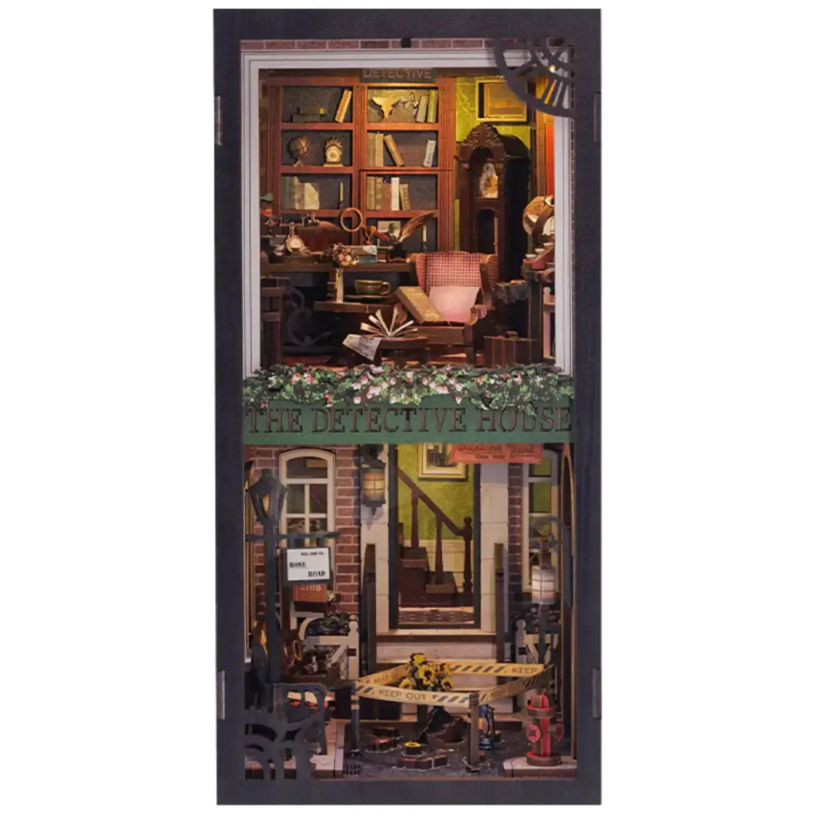 Diy Book Nook Kit: Rose Detective Agency with Dust Cover - Hobby Kit (NEW)
