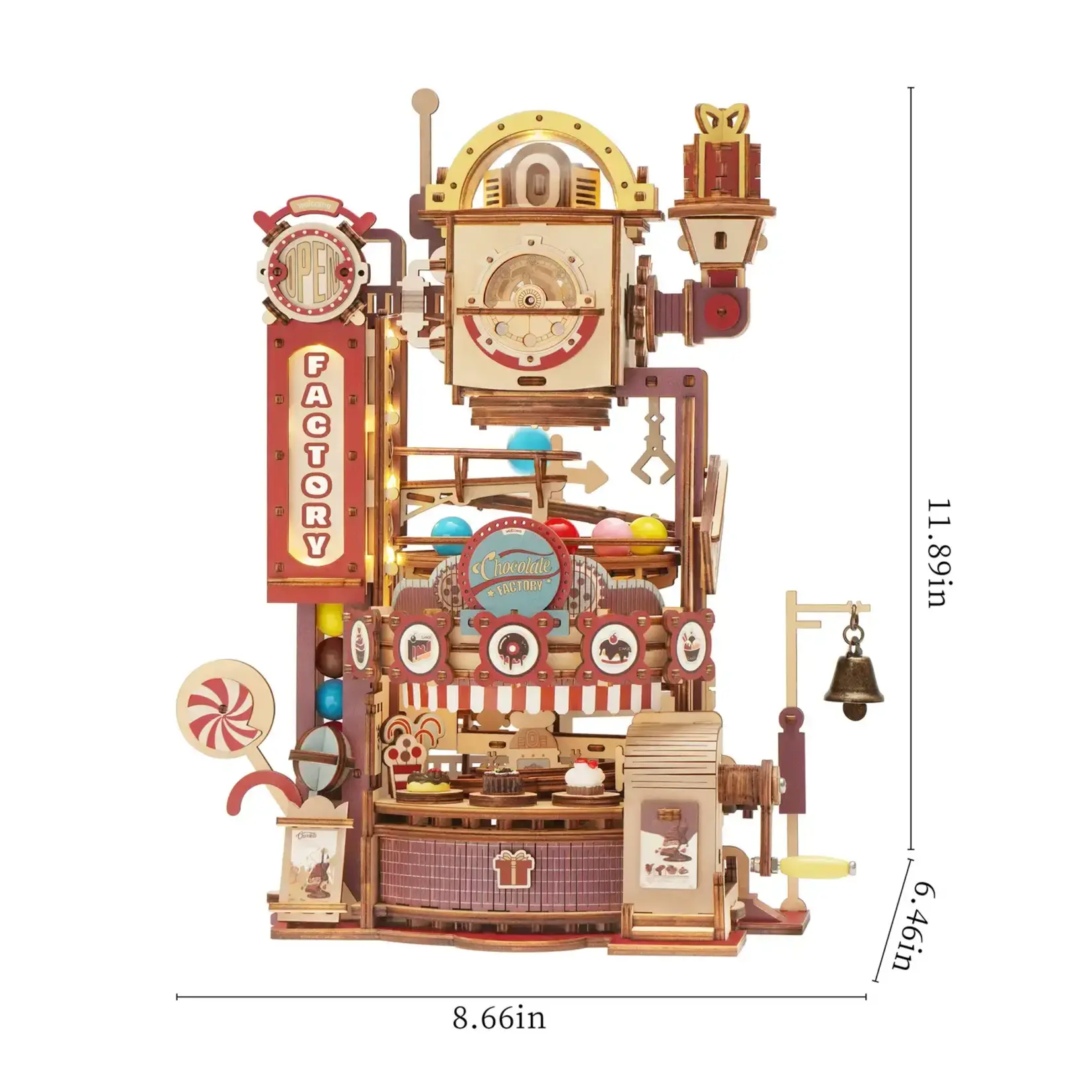 Diy Marble Run: Chocolate Factory - Hobby Kit (NEW)
