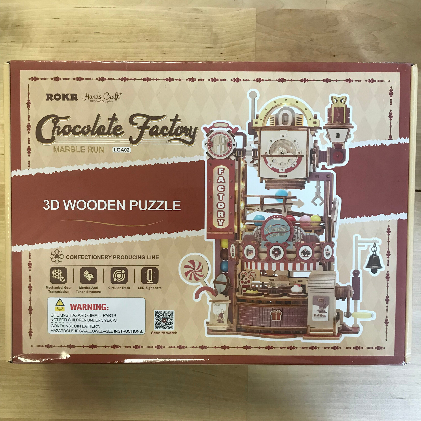 Diy Marble Run: Chocolate Factory - Hobby Kit (NEW)